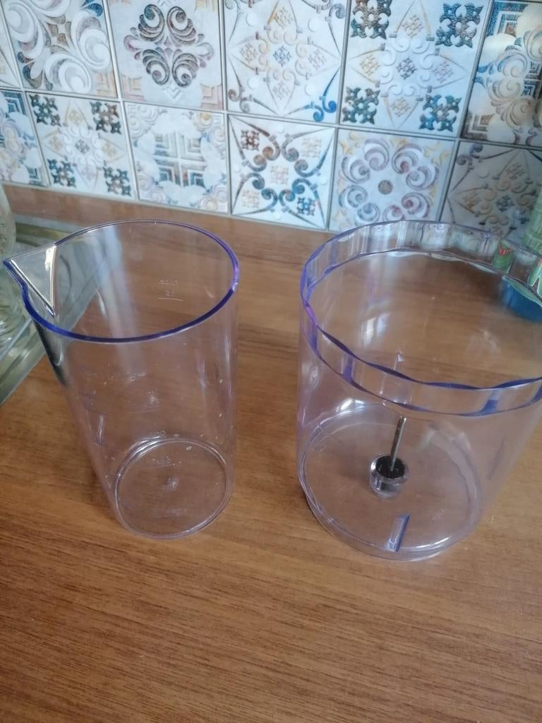 Philips maatbeker en staafmixer bakje, NIEUW, Minder dan 1 liter, Ophalen of Verzenden, Nieuw