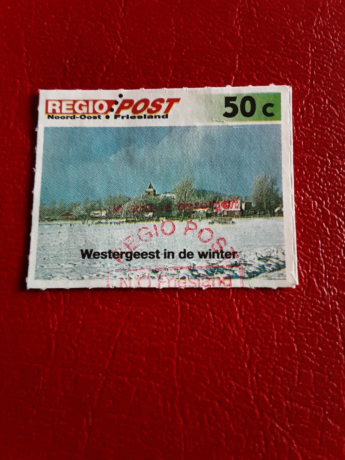 Regiopost.  Westergeest in de winter  ( gestempeld), Ophalen of Verzenden