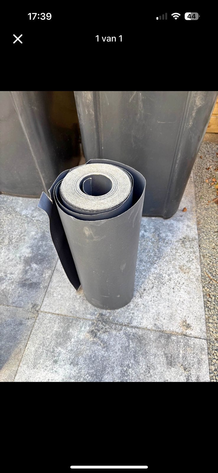 Stucloper Rol karton - gezocht, Ophalen of Verzenden, Zo goed als nieuw, 15 m² of meer, Folie