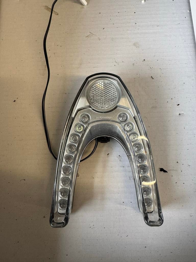 Spanninga Koplamp voor Ion Fiets - Gebruikt, Ophalen of Verzenden, Gebruikt, Overig, Voorlicht