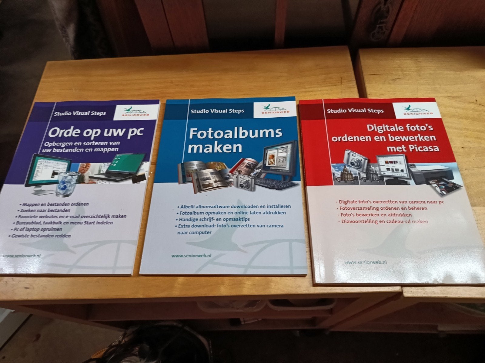 drie computerboeken orde op uw pc, digitale foto's ordenen,, Boeken, Ophalen of Verzenden, Zo goed als nieuw, Overige onderwerpen
