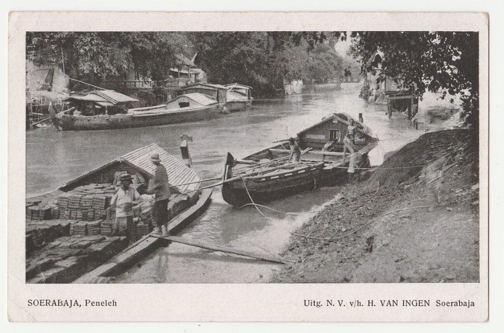 Ned. Indië.  Soerabaja.  Peneleh.  Java., Verzenden, Voor 1920, Ongelopen, Overige thema's