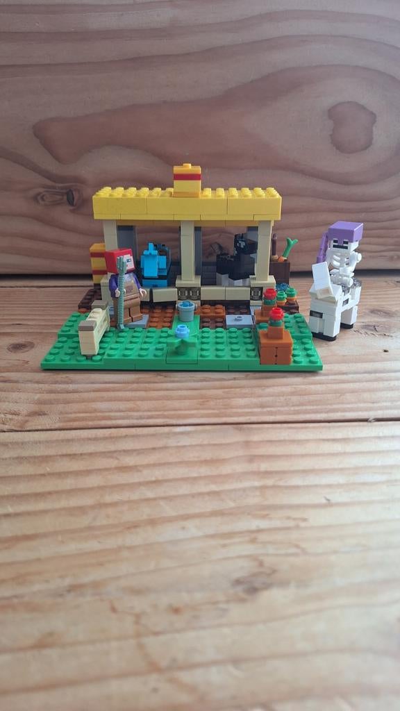 LEGO Minecraft 21171: De paardenstal, Compleet, Minecraft, Lego, Ophalen of Verzenden
