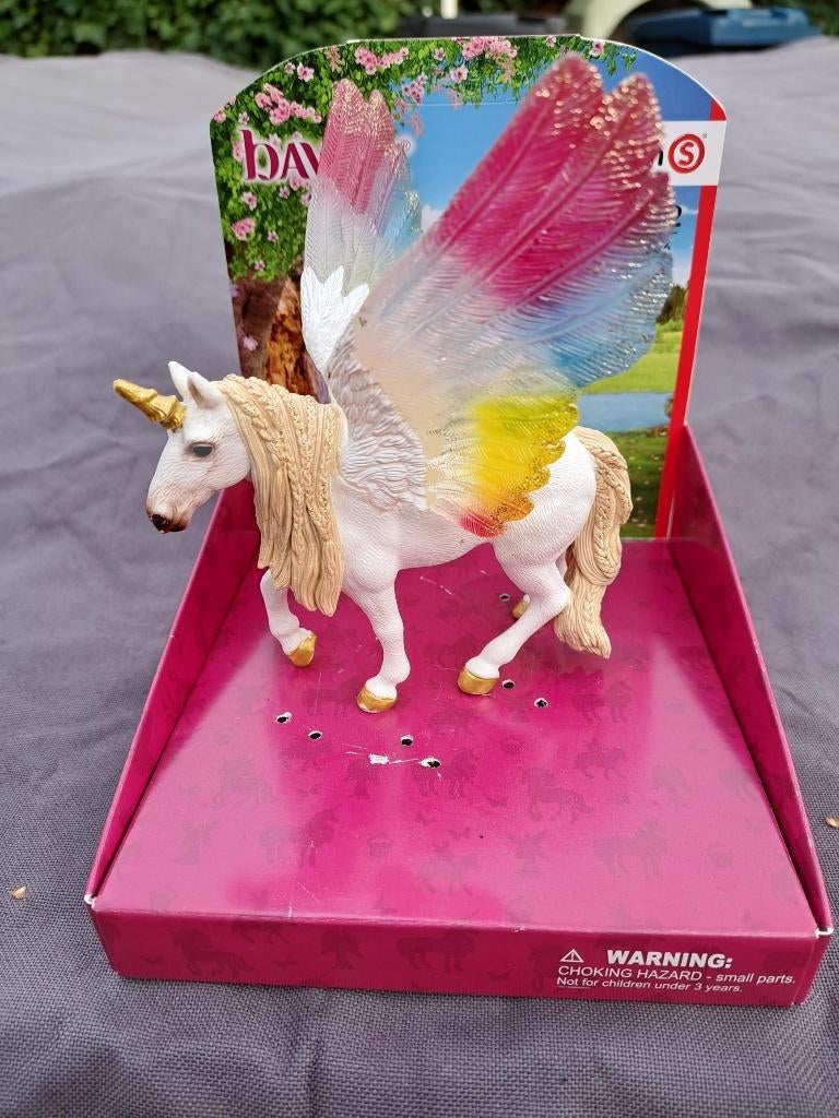 Schleich unicorns en paard met hekjes, Ophalen of Verzenden, Zo goed als nieuw