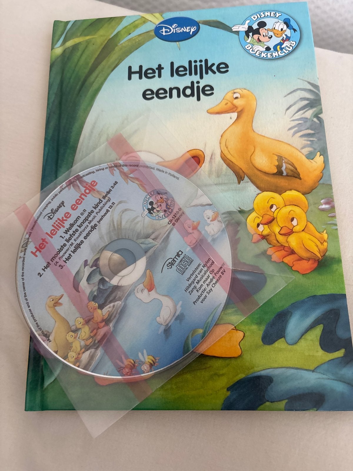 Disney Boekenclub: Het lelijke eendje met CD, Boeken, Ophalen of Verzenden, Nieuw, 2 tot 3 jaar