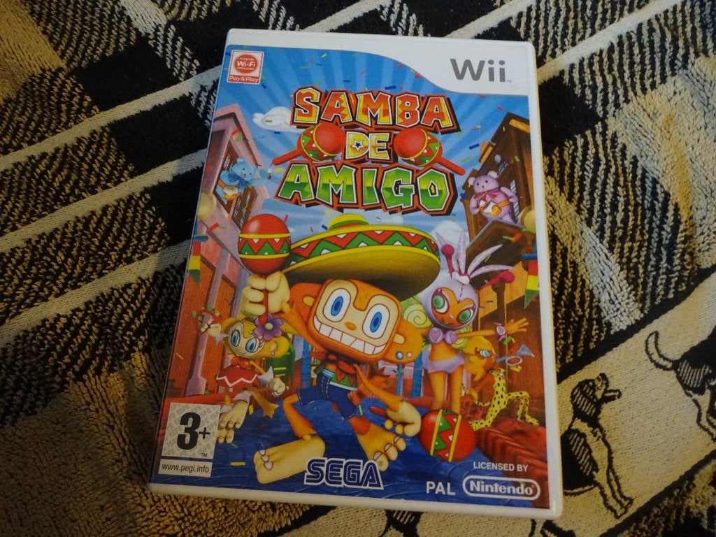 Wii Samba de Amigo , Nintendo Game, Avontuur en Actie, Gebruikt, 1 speler, Ophalen of Verzenden