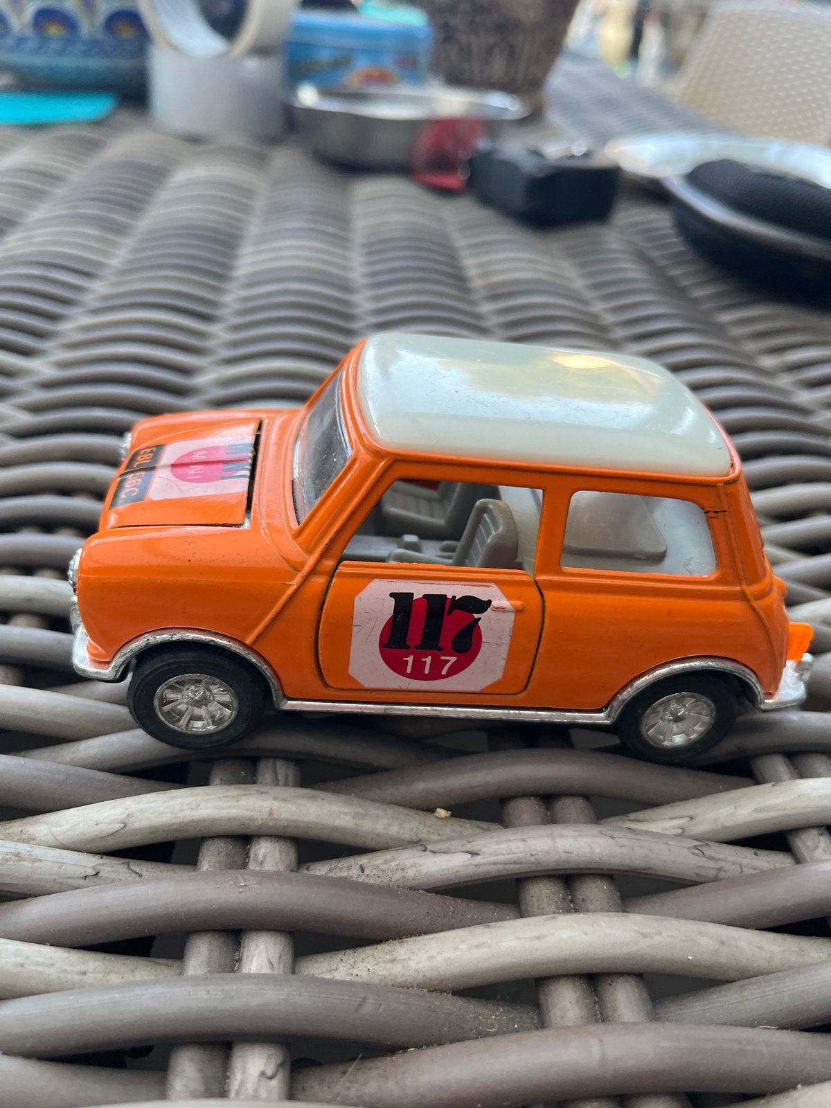 Mini Cooper SS5701 EBL56C metaal pull back 1:32, Ophalen of Verzenden, Gebruikt, Auto, Overige merken