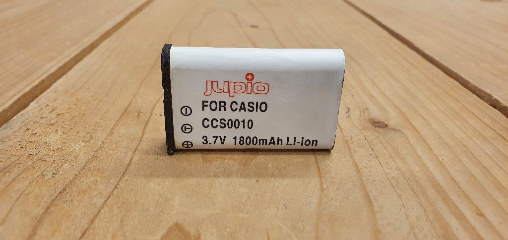 Accu voor camera - Jupio voor Casio - CCS0010 - 1800mAh, Audio, Tv en Foto, Casio, Jupio, Accu, Nvt