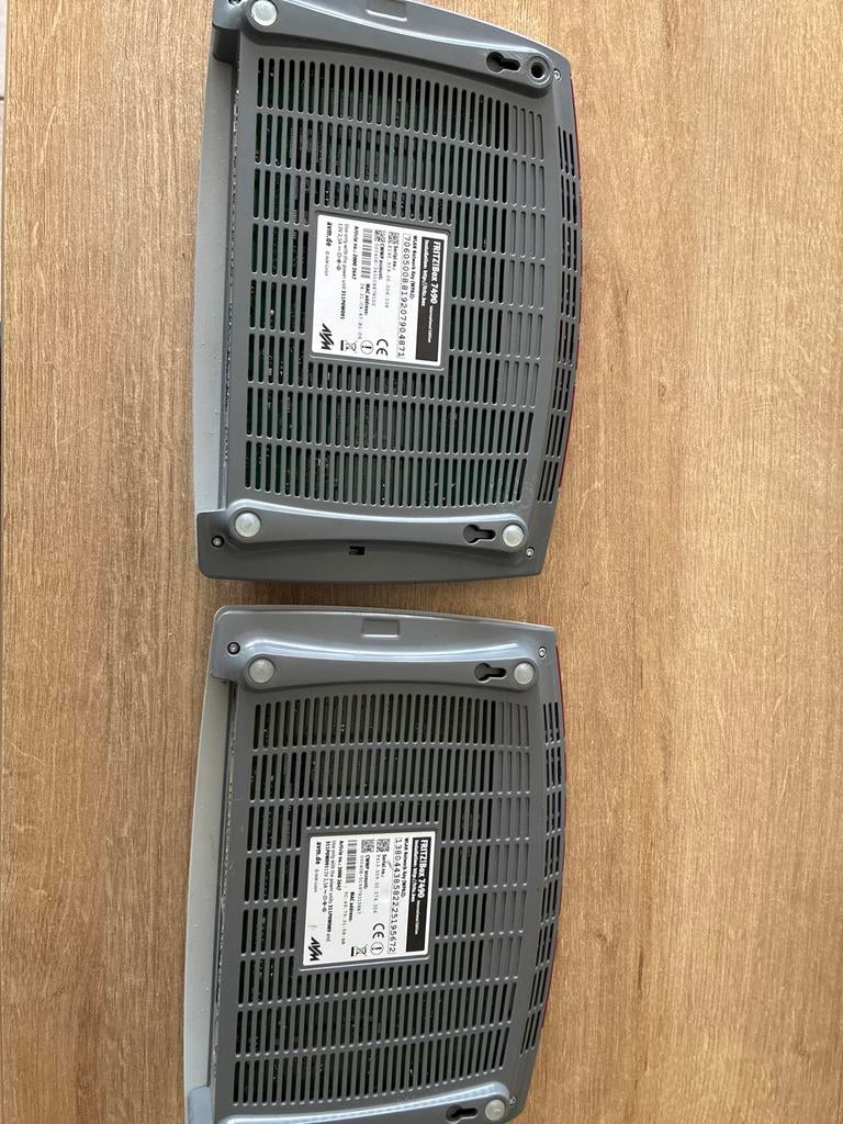 2x AVM FRITZ!Box 7490 International Edition Routers, Ophalen of Verzenden, Gebruikt, Router