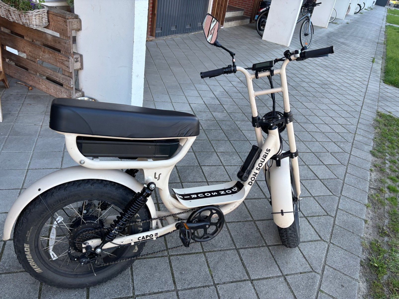 Don Souris Capo E-bike - zeer goed met slot alarm, 59 cm of meer, Ophalen, Zo goed als nieuw, Overige merken
