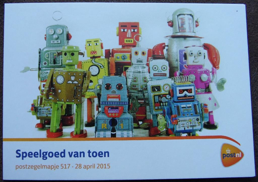 Postzegelmapje 517 - Speelgoed van toen, Ophalen of Verzenden, Postfris