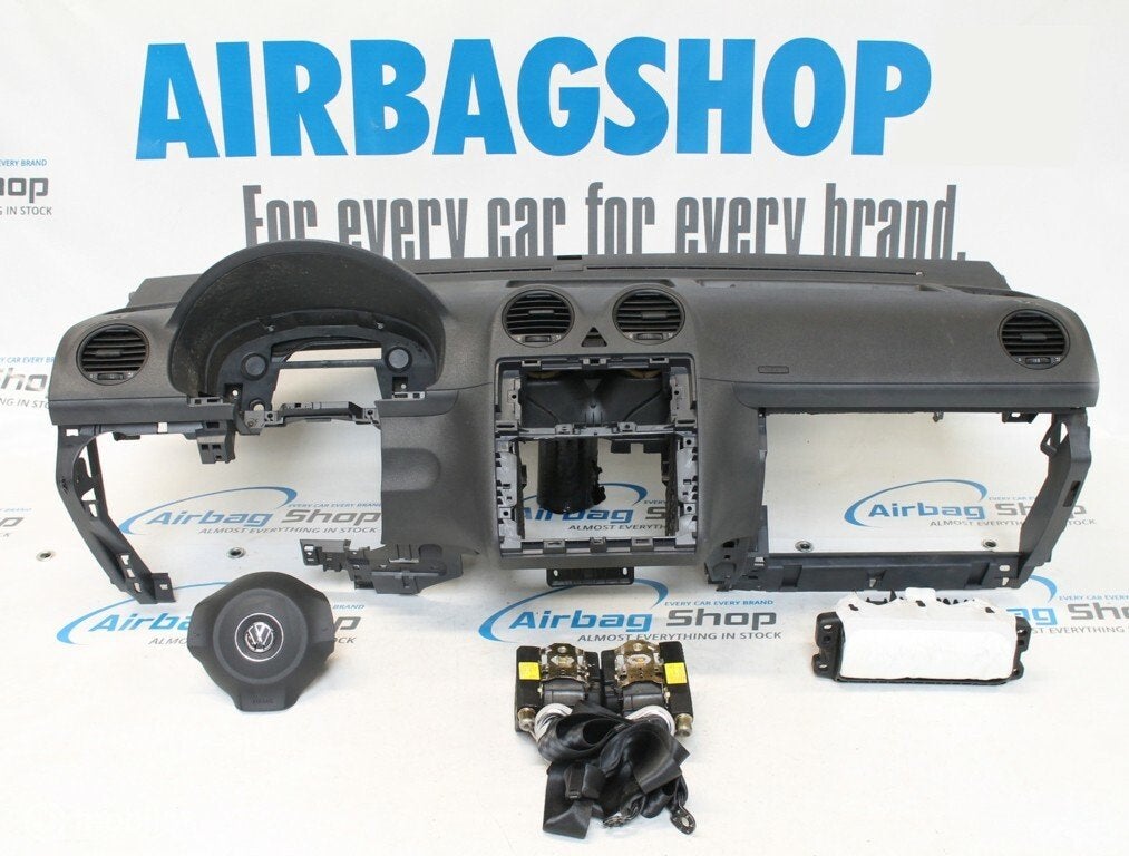 Airbag set - Dashboard Volkswagen Caddy facelift 2010-2015, Gebruikt, Ophalen of Verzenden