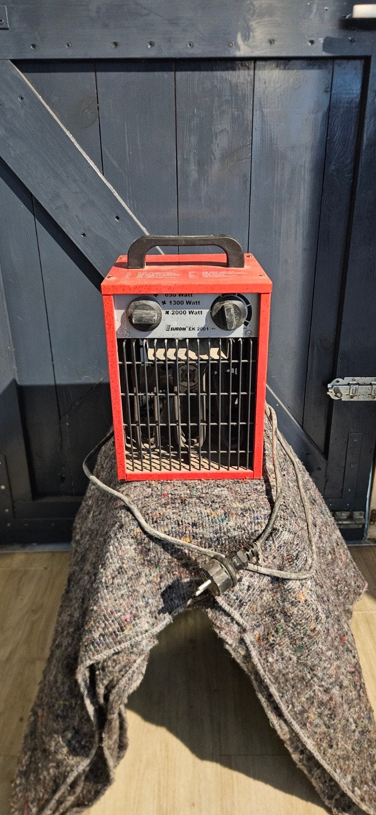 Eurom EK 2001 elektrische kachel 2000 Watt, Ophalen, 30 tot 80 cm, Gebruikt, Eurom