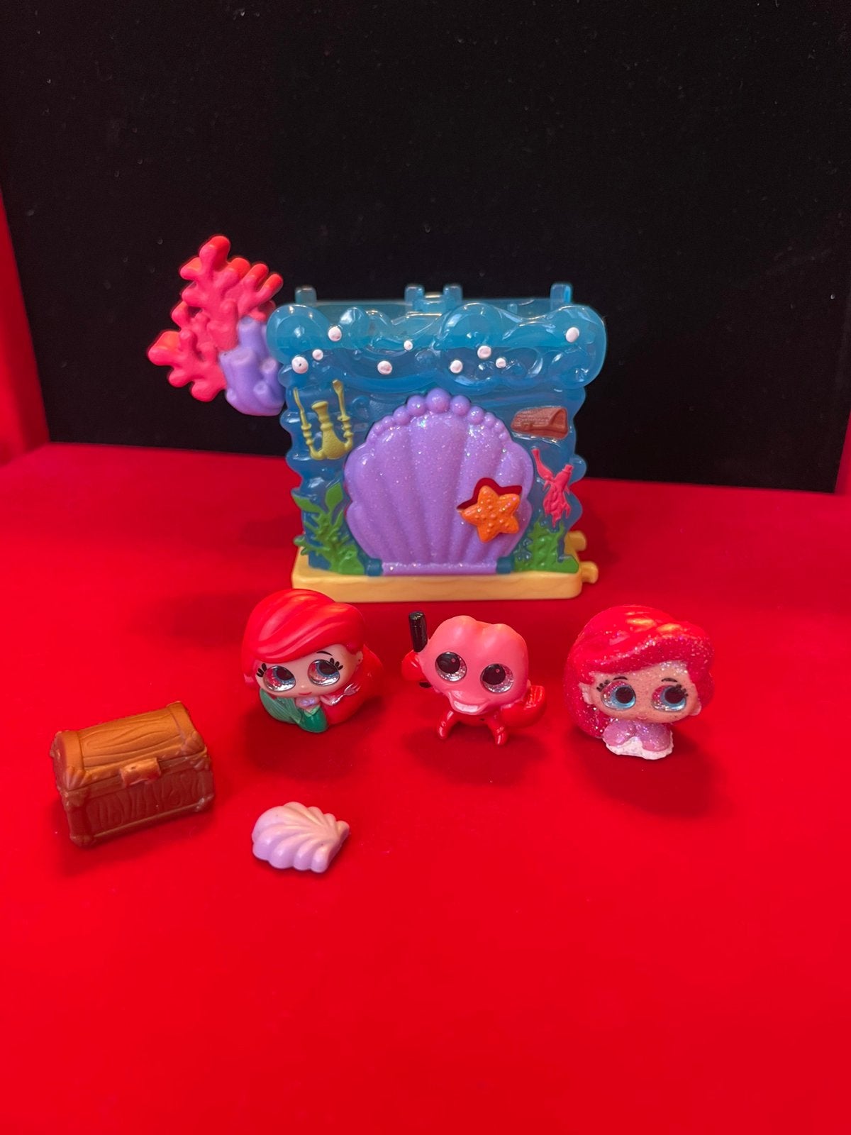 Disney Doorables Ariel incl. Ultra Rare Glitter Ariel), Ophalen of Verzenden, Mickey Mouse, Zo goed als nieuw, Beeldje of Figuurtje
