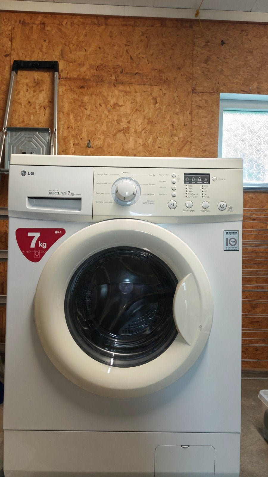 LG DirectDrive 7kg wasmachine - Zo goed als nieuw, Witgoed en Apparatuur, Ophalen