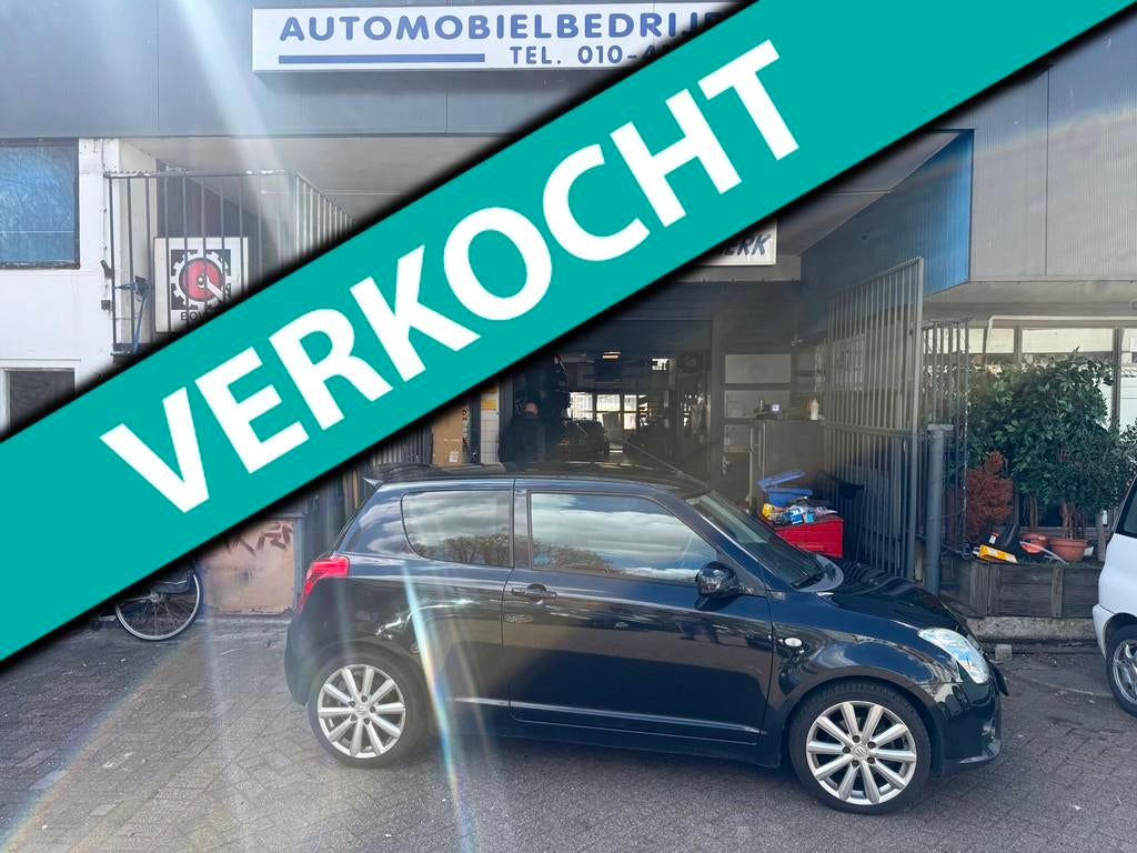 Suzuki Swift 1.6 Sport/ met Airco, spoiler, dubbele sportuit, Voorwielaandrijving, 1005 kg, 125 pk, 4 cilinders