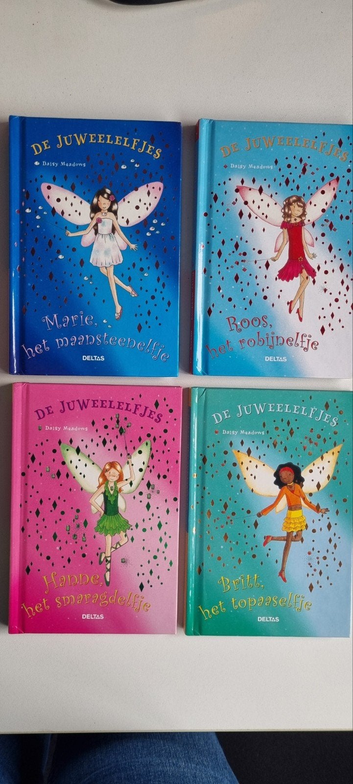 D. Meadows - serie van 7 boekjes van de Juweelelfjes, Boeken, Ophalen, Fictie algemeen, D. Meadows, Zo goed als nieuw