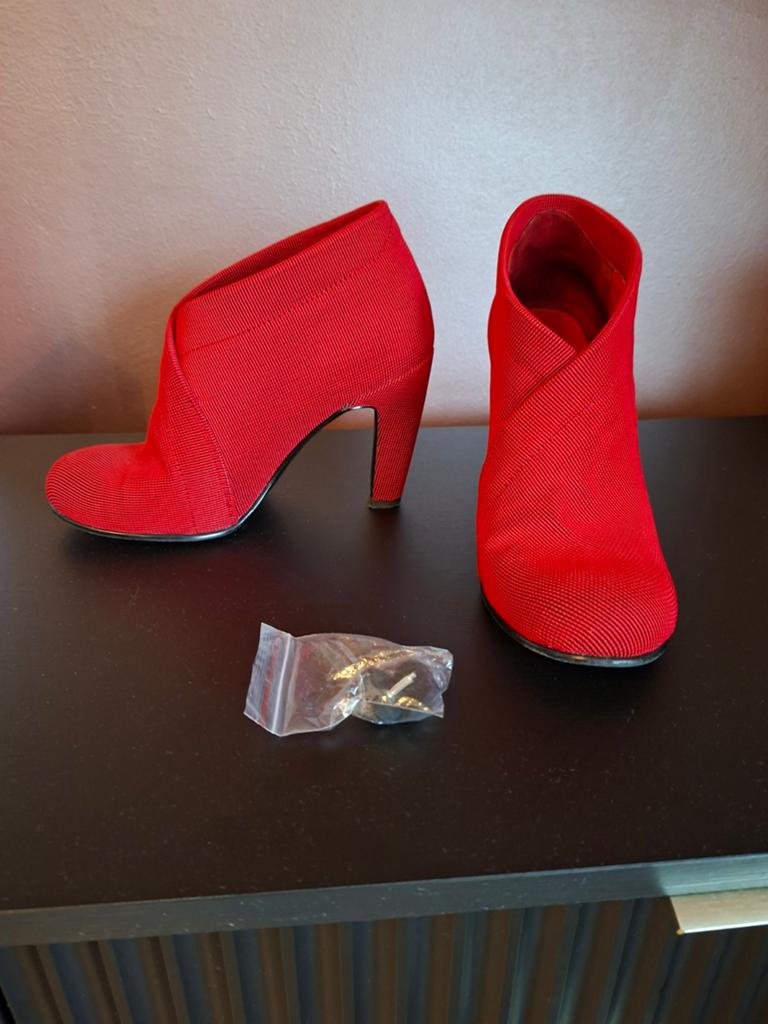 United Nude rode enkellaarsjes maat 38, United Nude, Lage of Enkellaarzen, Ophalen of Verzenden, Gedragen