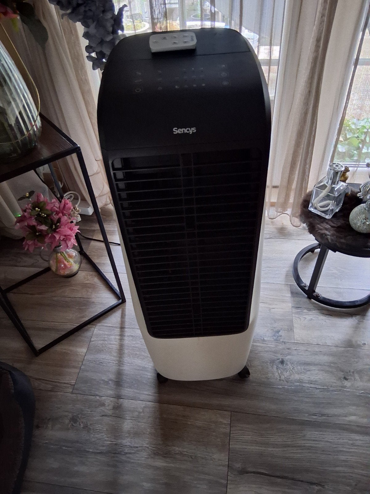 Aircooler merk Sencys, Ophalen, Timer, 3 snelheden of meer, Zo goed als nieuw