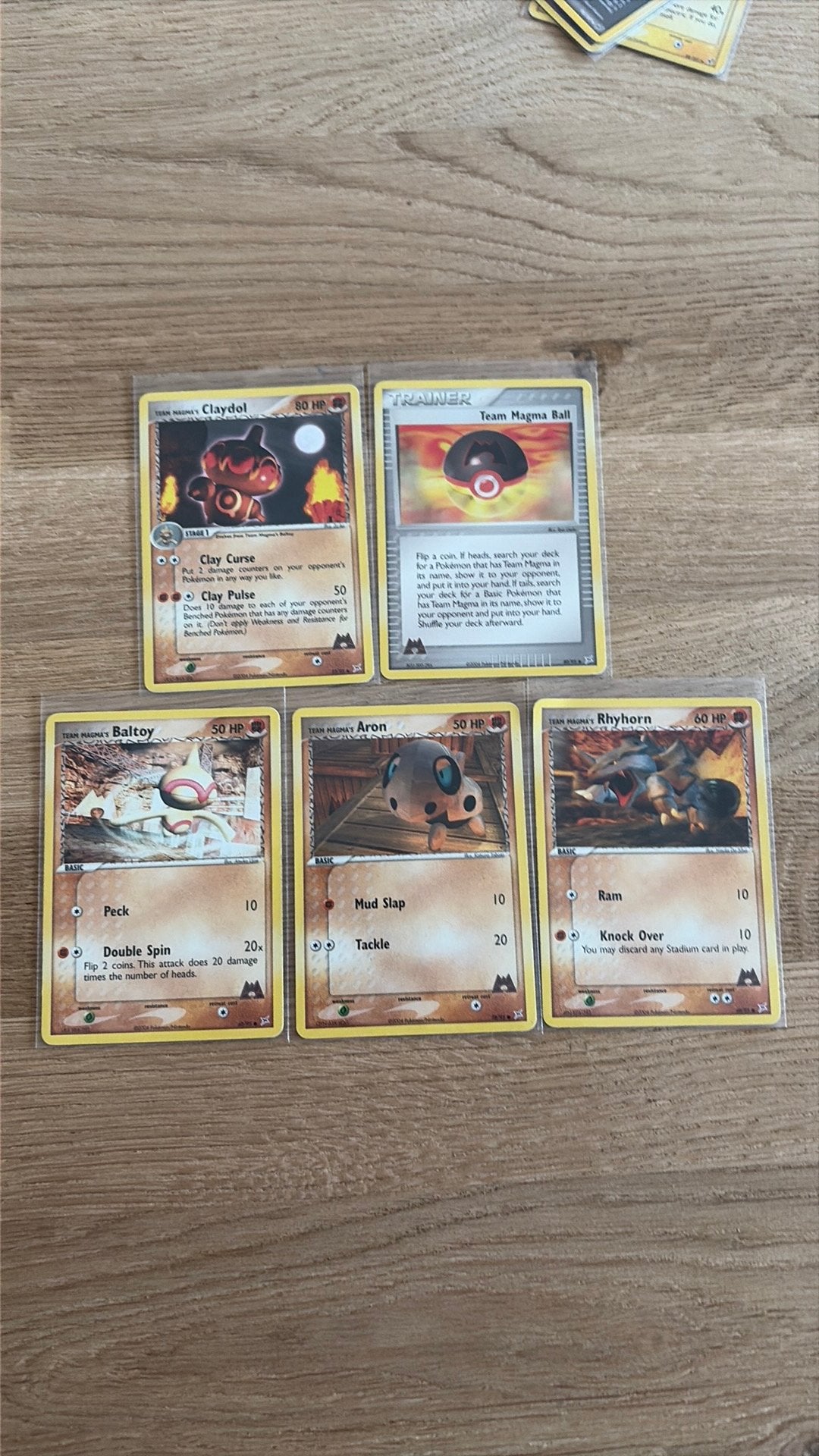 Team Magma & Team Aqua, Ophalen of Verzenden, Zo goed als nieuw, Meerdere kaarten