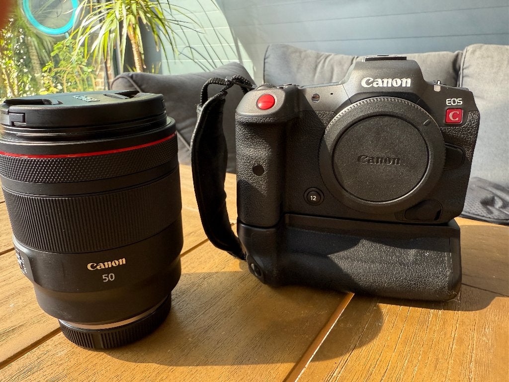 CANON R5C / CANON RF 50 mm, Ophalen of Verzenden, Zo goed als nieuw, Video