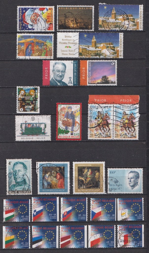 België verzameling O.  ADV. no.3 Z., Verzenden, Gestempeld
