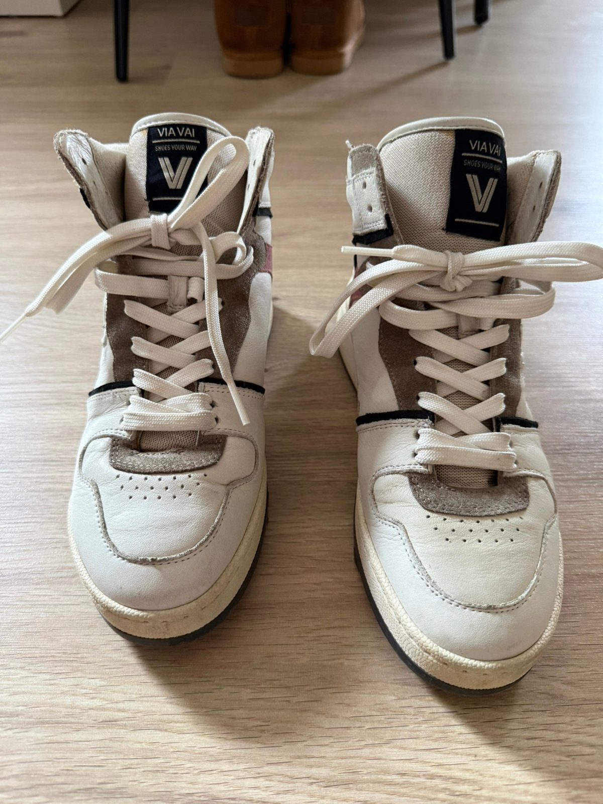 Via vai hoge sneaker maat 38, Kleding | Dames, Schoenen, Wit, Ophalen of Verzenden, Sneakers of Gympen, Zo goed als nieuw