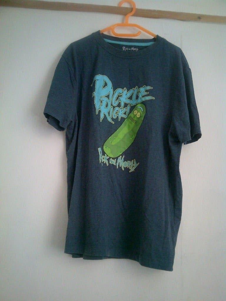 TSHIRT Ricky and Morty L, Verzenden, Gedragen, Grijs