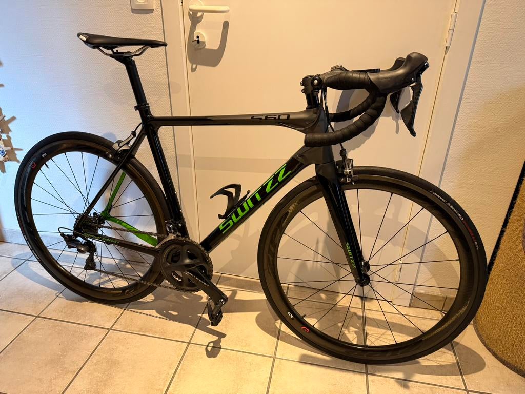 Switzz full carbon maat M , ultegra topstaat SPOTPRIJS, Fietsen en Brommers, Carbon, Zo goed als nieuw, Meer dan 20 versnellingen