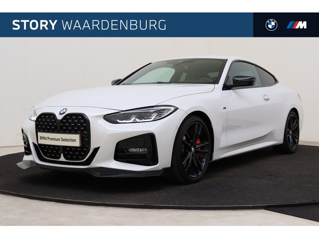 BMW 4 Serie Coupé 420i M Sport Automaat / Achteruitrijcamer, 1998 cc, Achterwielaandrijving, Gebruikt, Met garantie (alle)