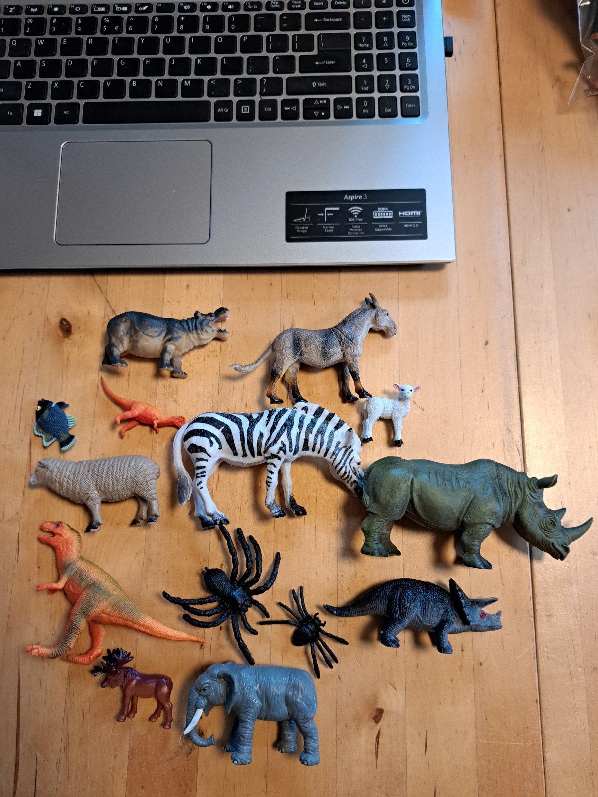 dieren plastic, Ophalen of Verzenden, Wild dier, Beeldje of Figuurtje