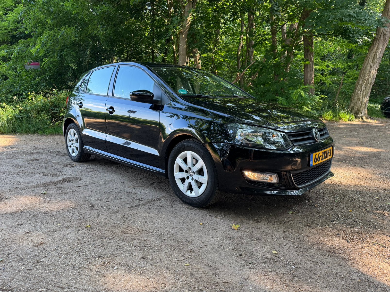 Volkswagen Polo 1.2 TDI 55KW BM 2012 Zwart, Voorwielaandrijving, Stof, 74 pk, Zwart