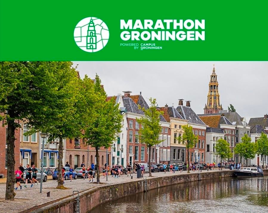 Kaartje halve marathon van Groningen, Sport en Fitness, Loopsport en Atletiek, Ophalen of Verzenden, Nieuw, Overige typen, Overige merken