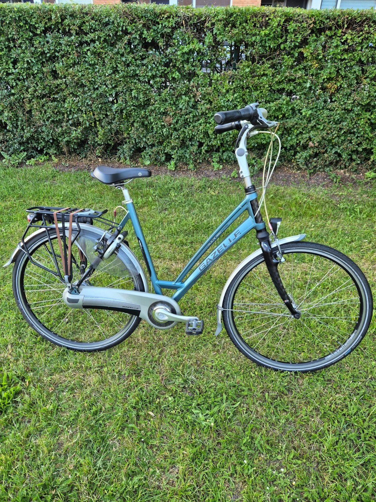 Zeer Nette GAZELLE GOLDLINE DamesFiets 8 Versnellingen, Ophalen, 53 tot 56 cm, Versnellingen, Zo goed als nieuw