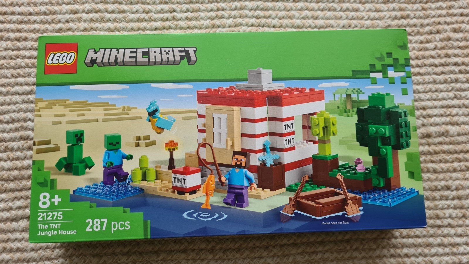 LEGO Minecraft 21275 The TNT Jungle House - Nieuw, Ophalen of Verzenden, Nieuw, Overige merken