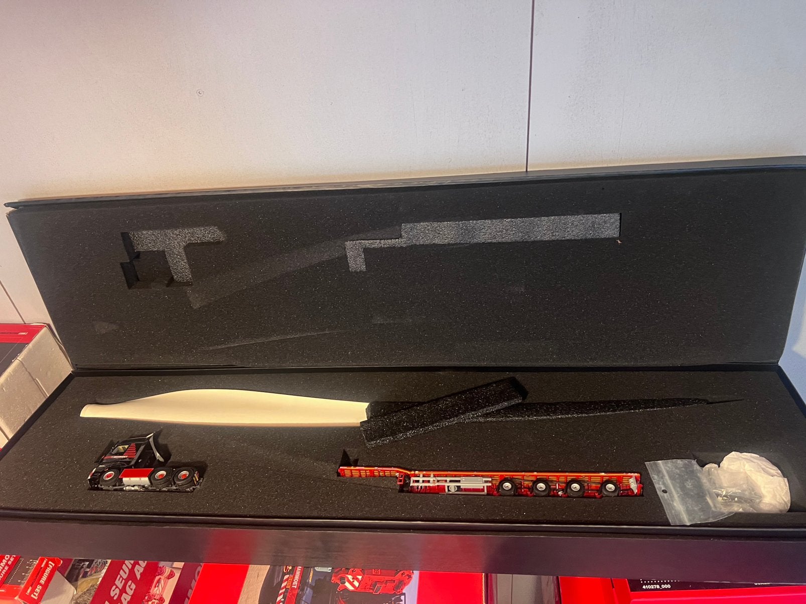 Blade transport 1:50 mammoet, Ophalen of Verzenden, Zo goed als nieuw, Bus of Vrachtwagen, Wsi