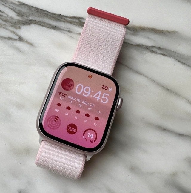Apple Watch Series 9, Sieraden, Tassen en Uiterlijk, Smartwatches, Ophalen, Hartslag, IOS, Zo goed als nieuw
