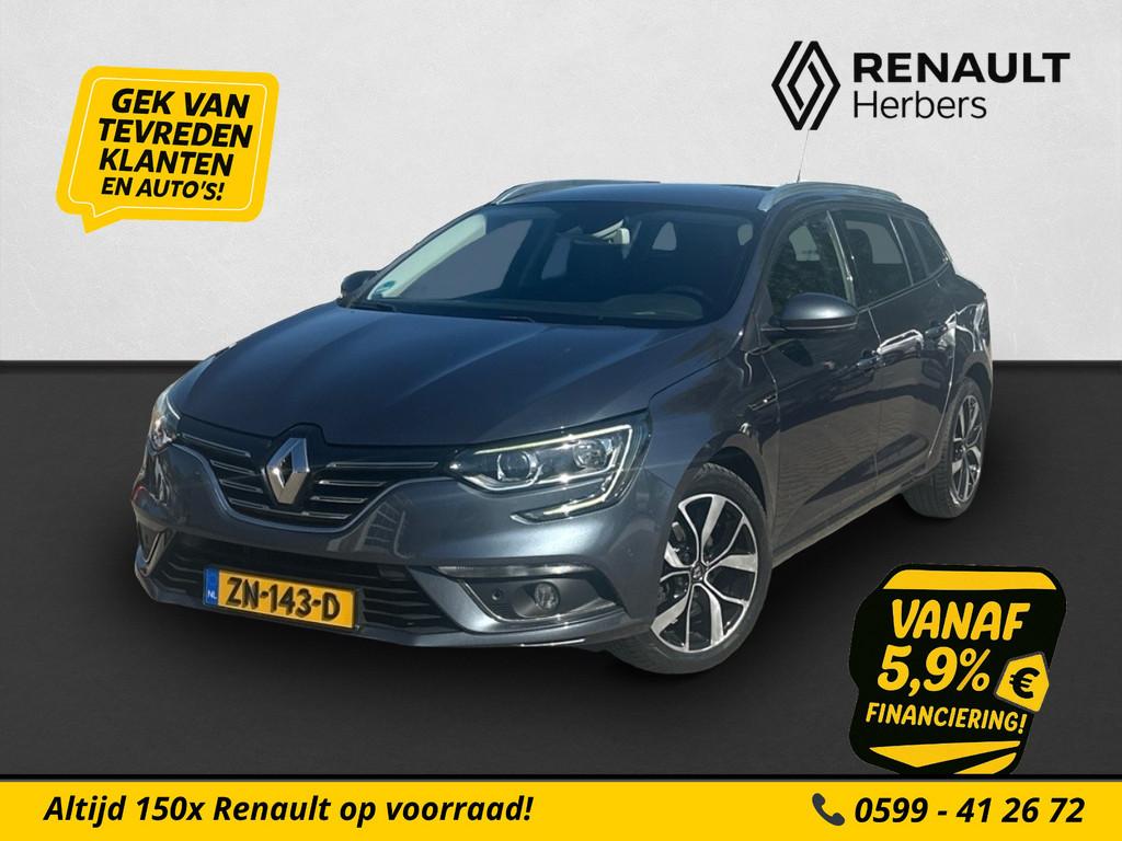 Renault Mégane Estate 1.3 TCe Bose TREKHAAK / NAVI / CLIMAT, Voorwielaandrijving, Gebruikt, 4 cilinders, Handgeschakeld