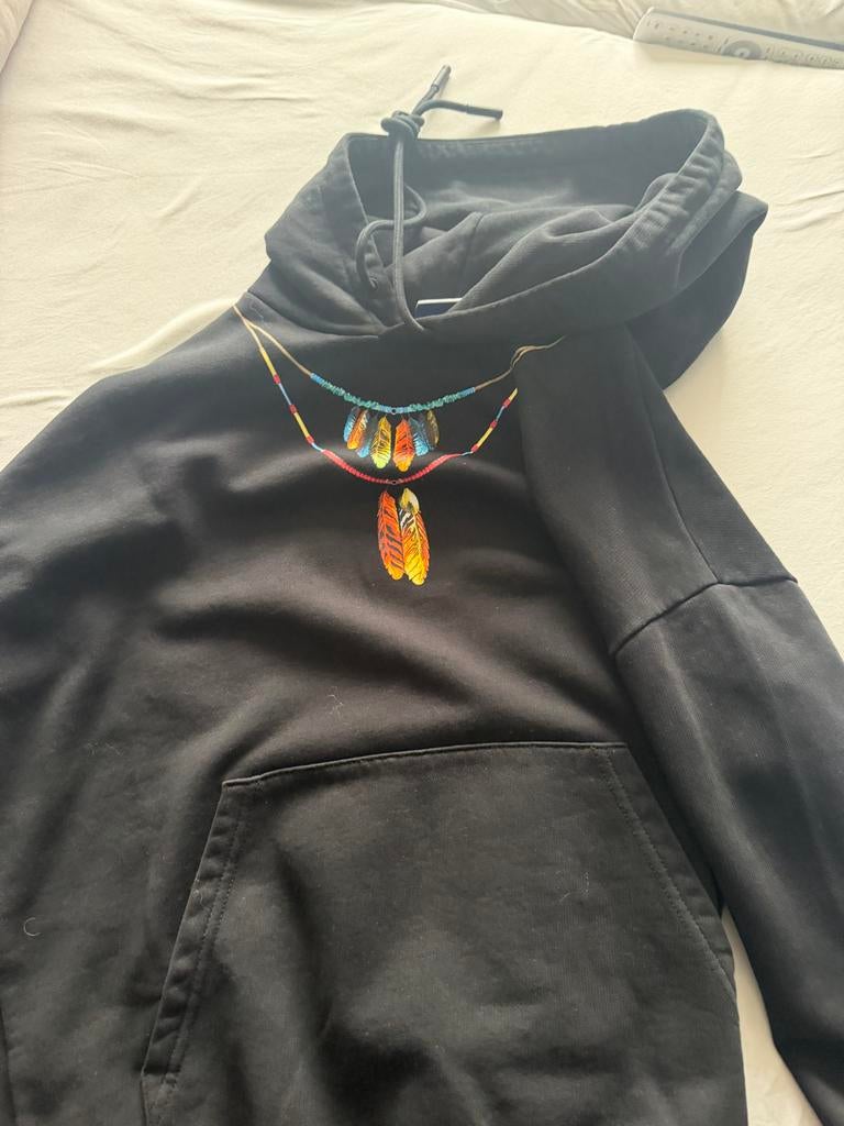 Marcelo Burlon Hoodie met verenprint, Ophalen of Verzenden, Zo goed als nieuw