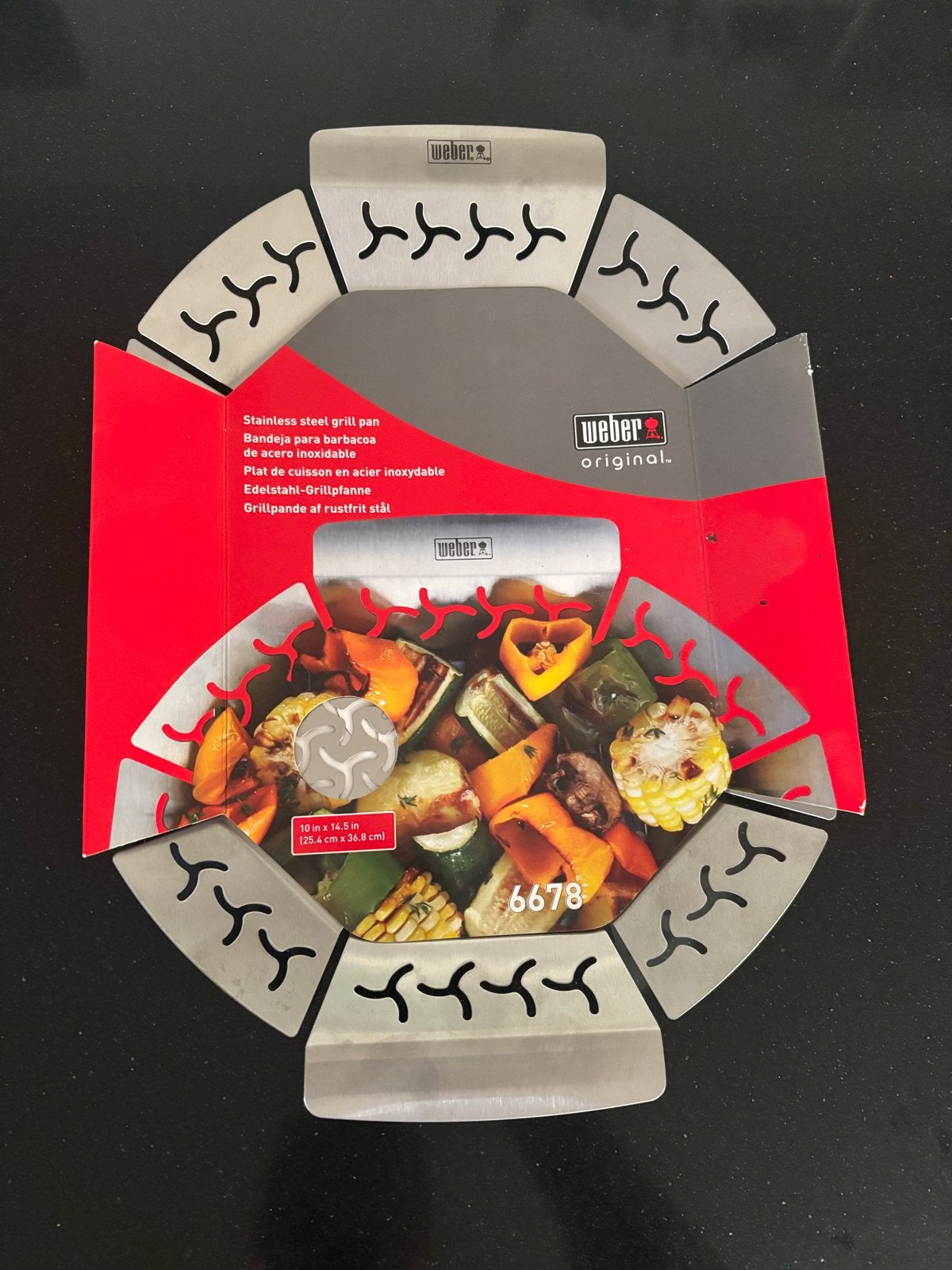 Weber 6678 Roestvrijstalen Grillpan voor BBQ, Ophalen of Verzenden, Nieuw