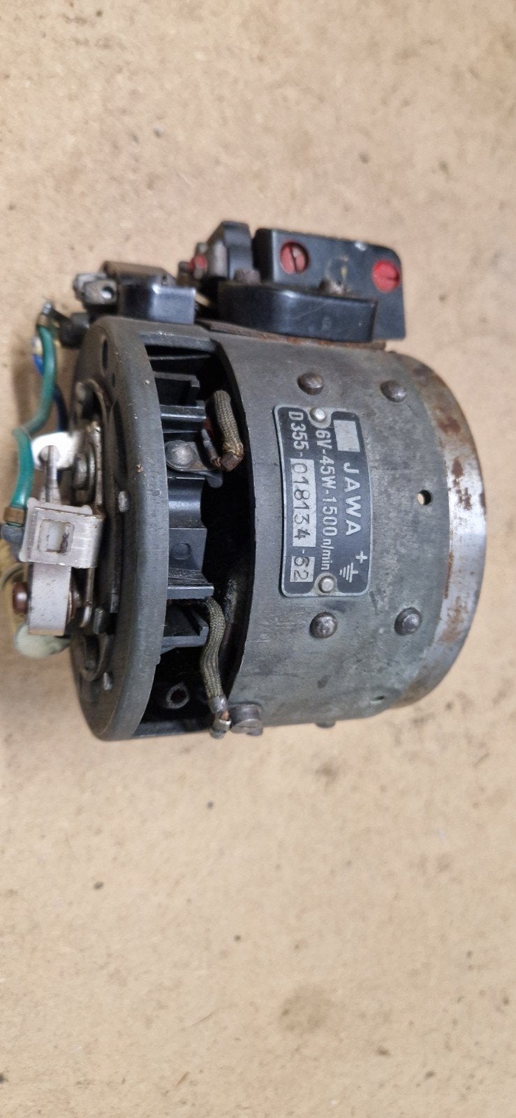 Dynamo Jawa/cz. 6v-45w-1500n/min, Ophalen
