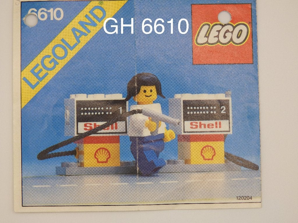 Lego 6610 Vintage Gas Pumps, Gebruikt, Lego, Ophalen of Verzenden, Complete set