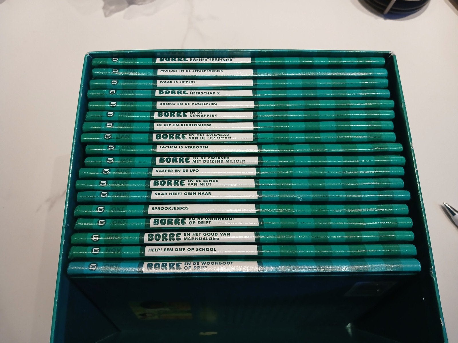 Borre Boekjes Groep 5 Cassette - 18 Boeken, Boeken, Ophalen of Verzenden, Gelezen, Fictie algemeen