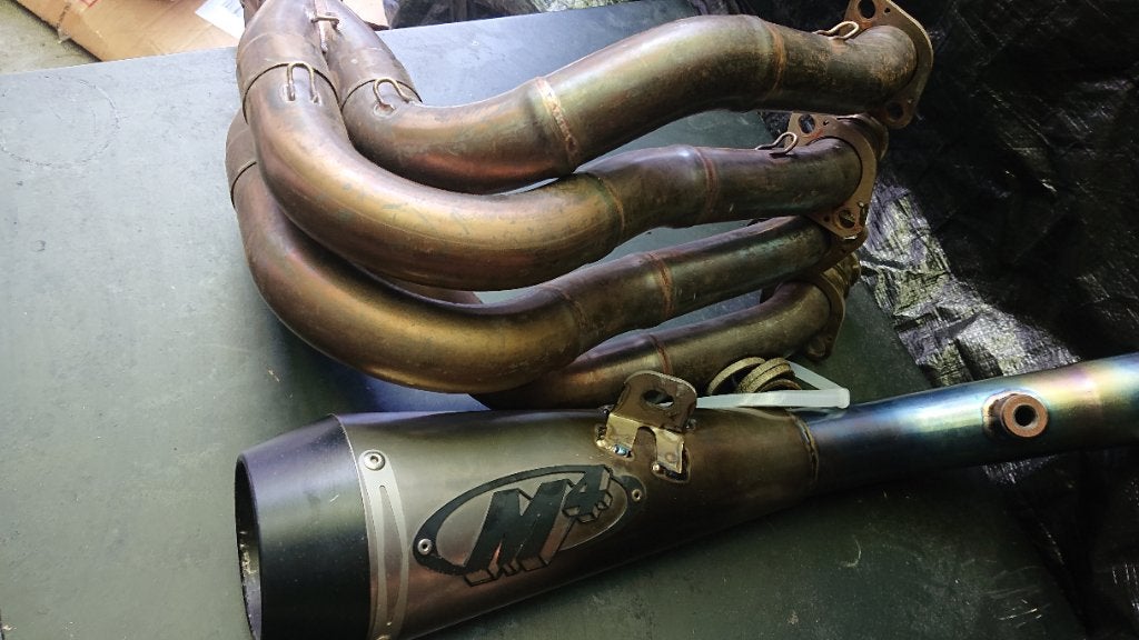 GSXR600 GSXR750 gsxr 600 750 TITANIUM UITLAATSYSTEEM, Ophalen of Verzenden