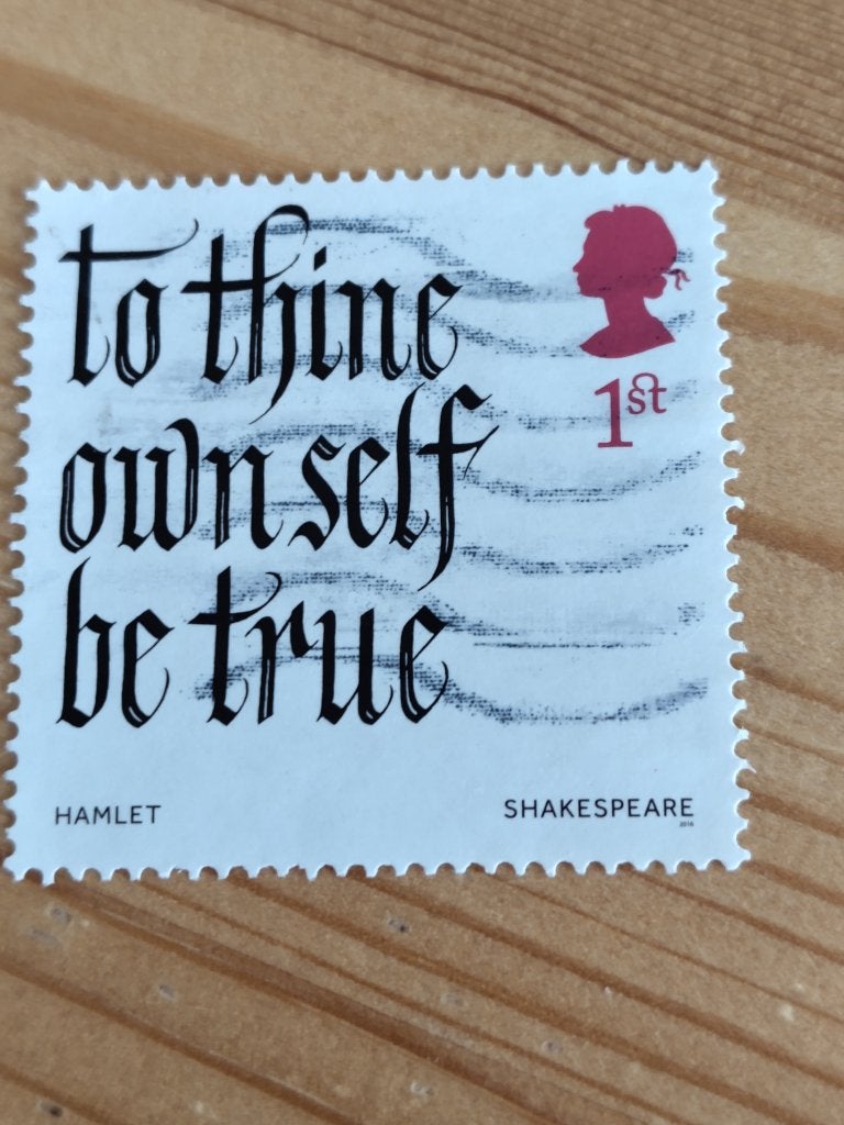 engeland recent shakespeare 1st Hamlet, Ophalen of Verzenden, Gestempeld