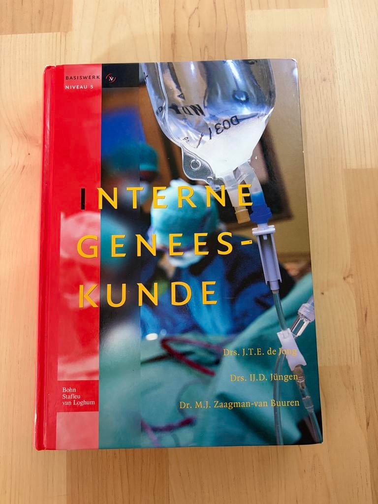 Interne Geneeskunde - Basiswerk Niveau 5 HBO Verpleegkunde, Boeken, Studieboeken en Cursussen, Zo goed als nieuw, HBO, Beta, Ophalen of Verzenden