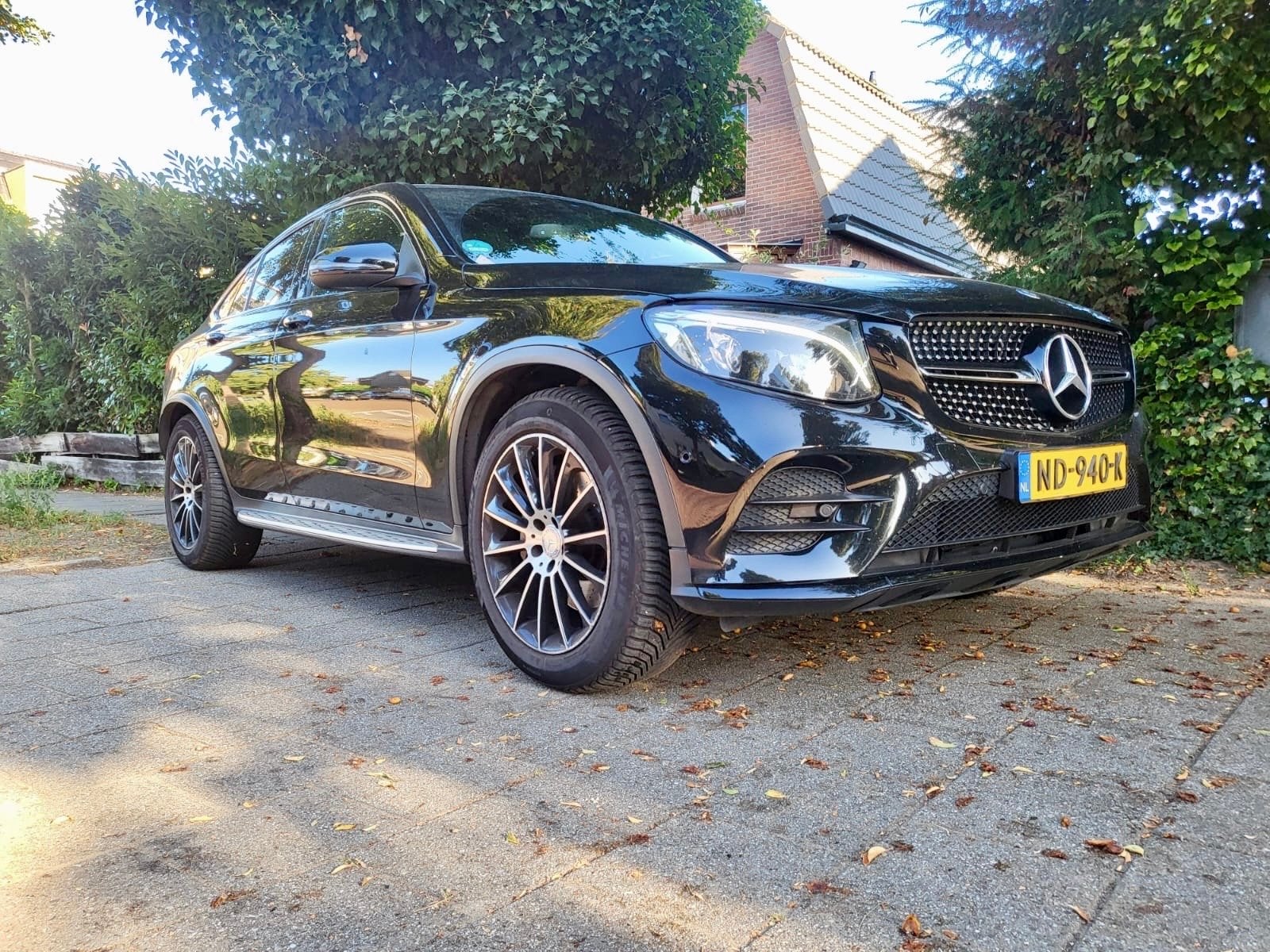 Mercedes-Benz GLC 2.1 220D 4MATIC AUT 2017niwe apk onderhoud, Auto's, Mercedes-Benz, Automaat, Zwart, Origineel Nederlands, Diesel