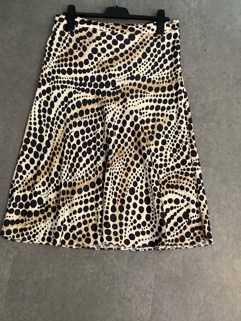 zomers rokje met panter print, maat 42, Kleding | Dames, Rokken, Bruin, Maat 42/44 (L), Ophalen of Verzenden, Zo goed als nieuw