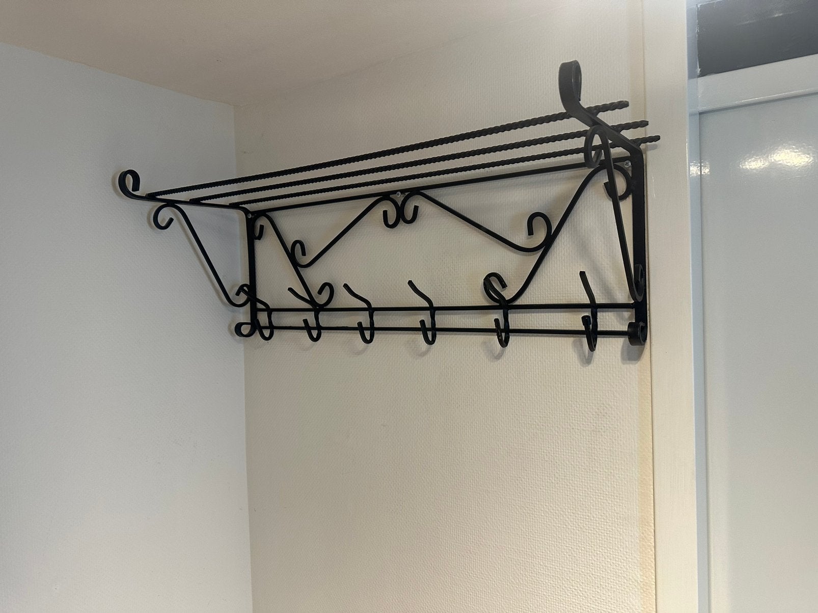 Stalen/gietijzer kapstok ( vintage , retro , antiek  ), Huis en Inrichting, Woonaccessoires | Kapstokken, Zo goed als nieuw, Minder dan 100 cm