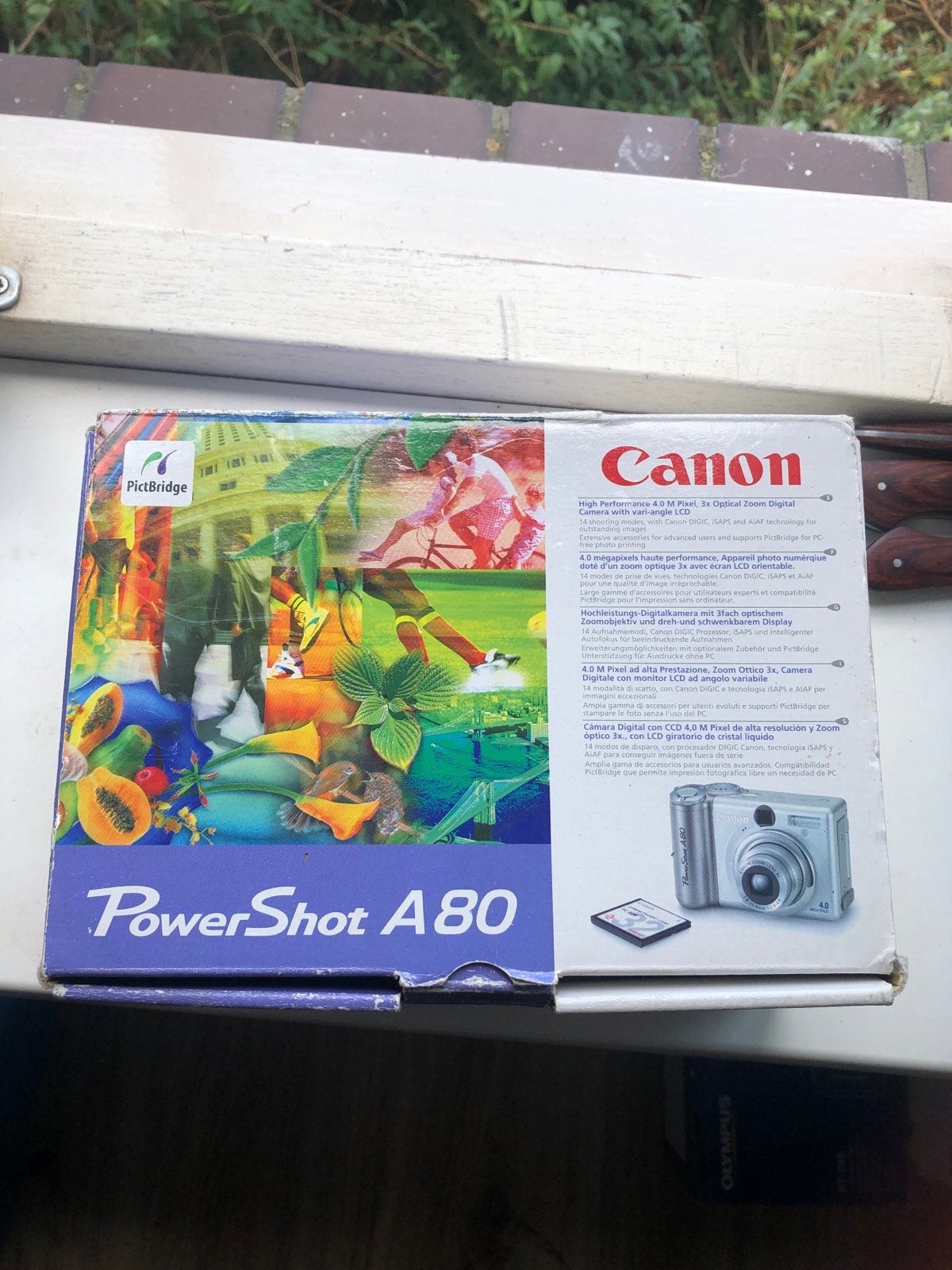 Canon PowerShot A80 Digitale Camera - Compleet in Doos, Ingebouwde flitser, Canon, Ophalen of Verzenden, Zo goed als nieuw